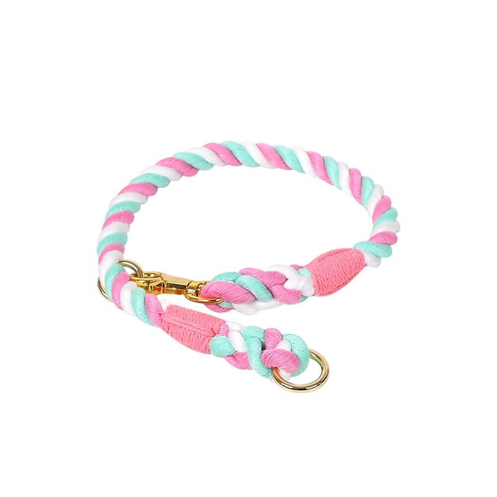 Collar para mascotas trenzado tipo P: seguro, ajustable y a prueba de explosiones