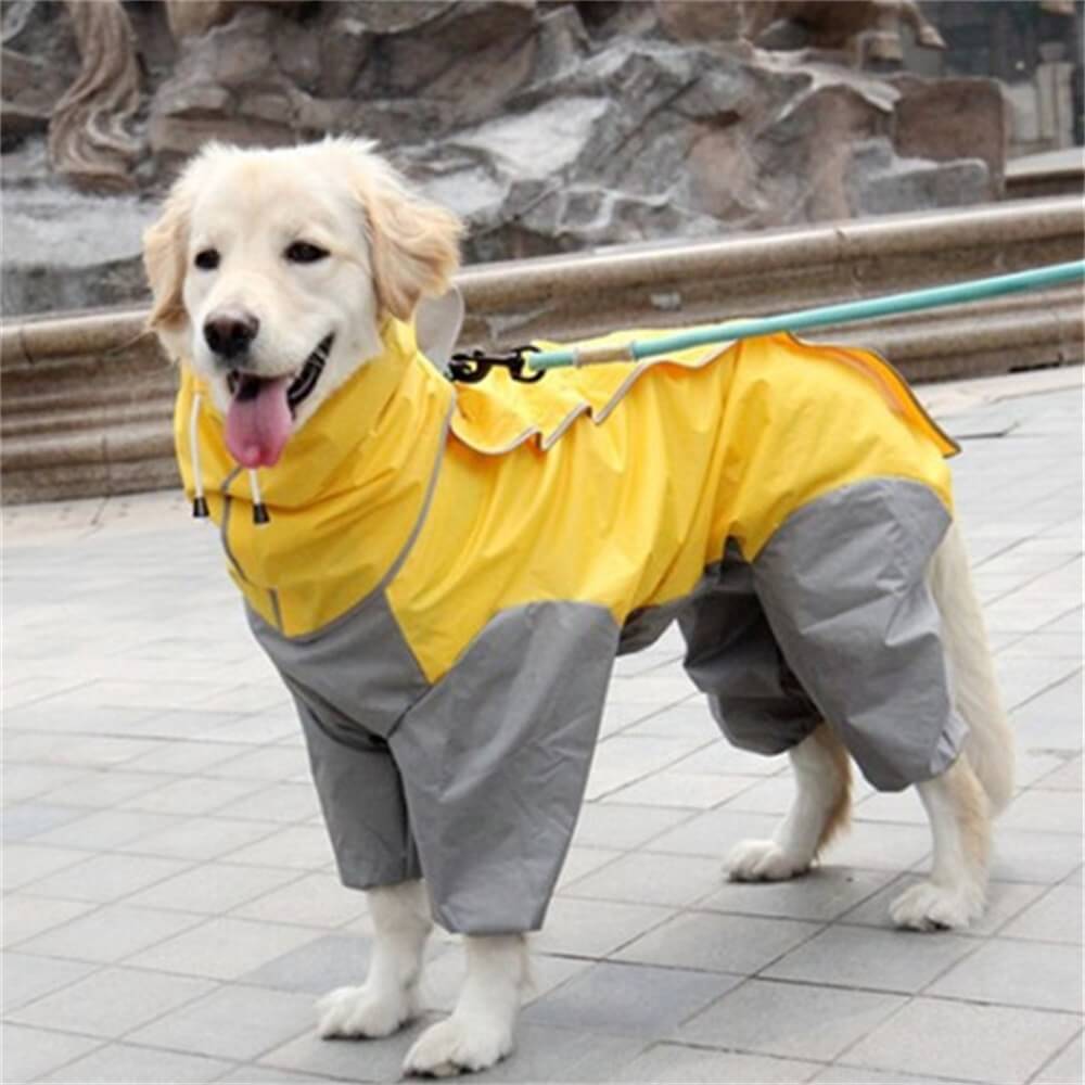 Traje de lluvia para perros impermeable de cuerpo completo: máxima protección para su perro