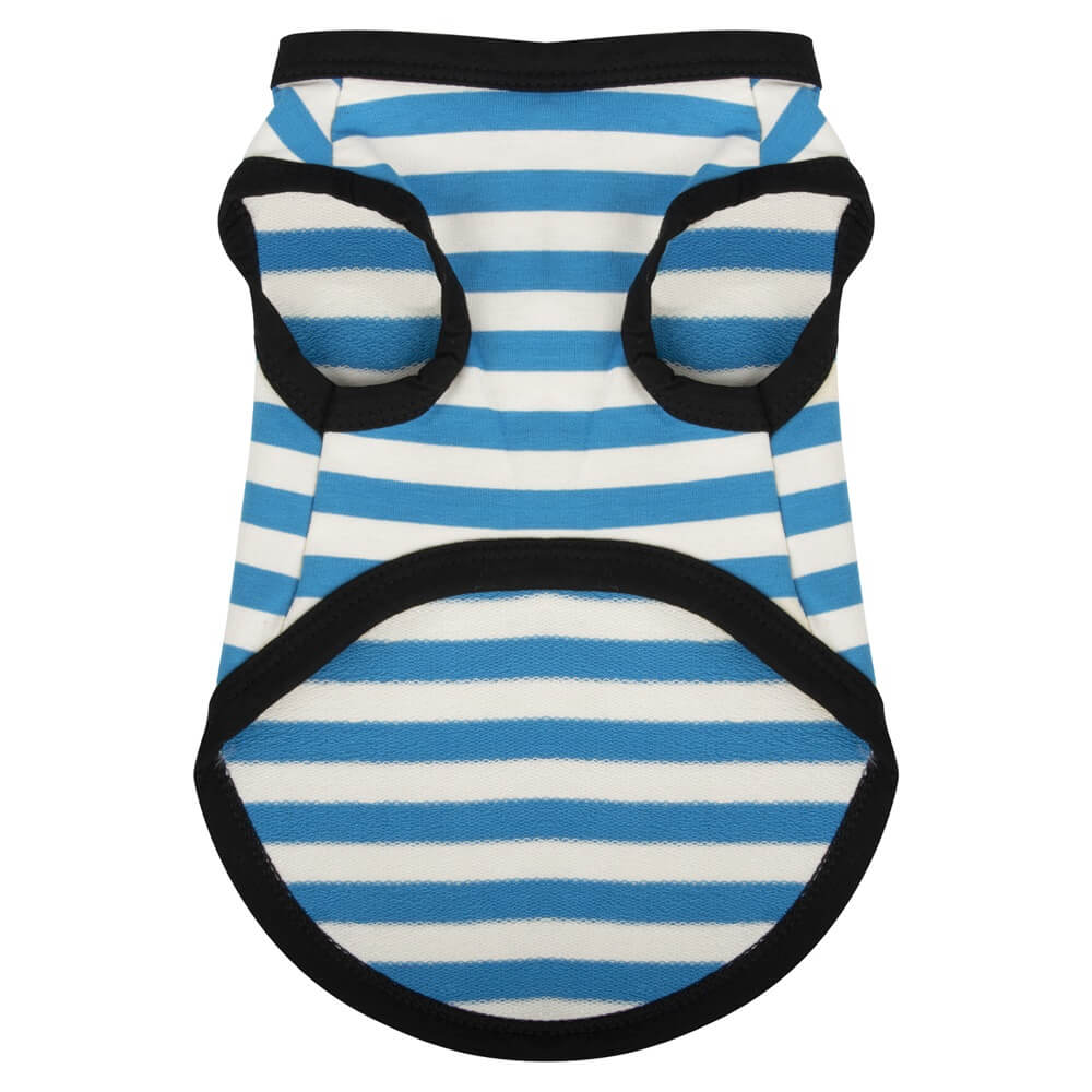 Summer Cotton Thin Striped Vest Pet Clothes