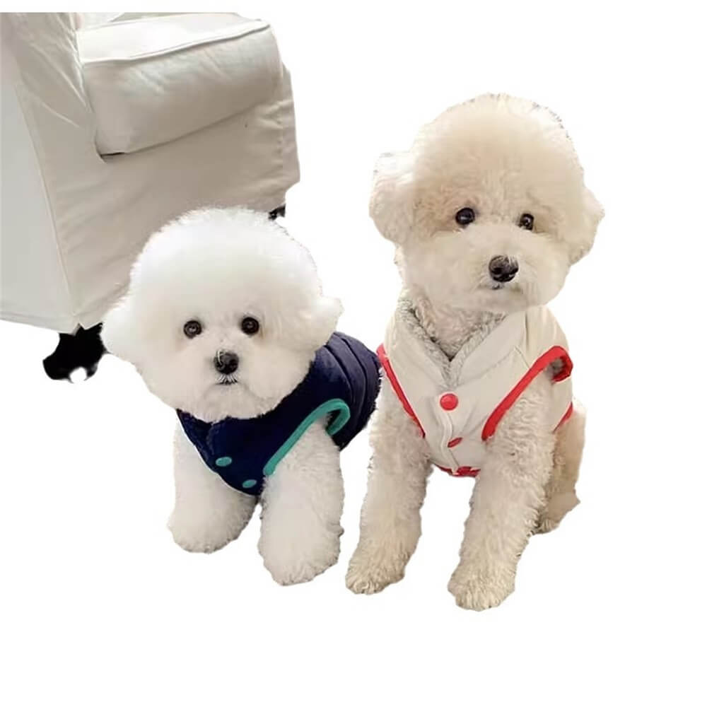 Teddy Bear Puffer Dog Jacket – Cozy and Stylish for Cold Weather