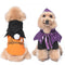 Halloween Pumpkin Funny Two-Piece Sweater and Shawl for Dogs