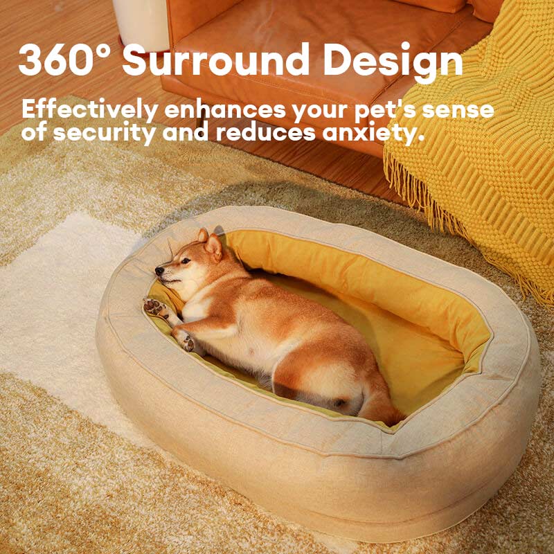 Donut Orthopedic Dog Bed | Calming & Supportive | FunnyFuzzy