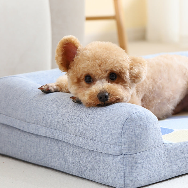 Apoio total aconchegante ortopédico reforço cão e gato sofá cama presentes de luxo para cães