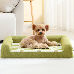 Canapé-lit orthopédique confortable pour chien à soutien complet
