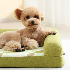 Full Support Cozy Orthopedic Bolster Dog Sofa Bed