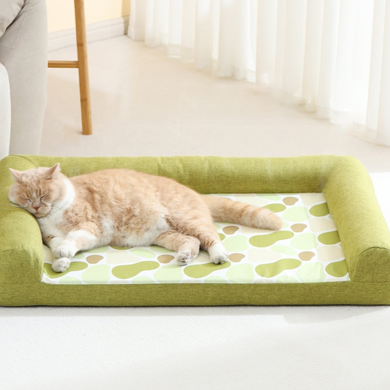 Canapé-lit orthopédique confortable pour chien à soutien complet