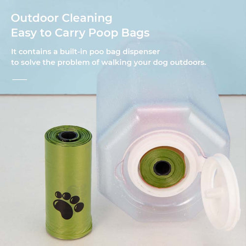 3 in 1 Multifunctional Portable Dog Walking Water BottleFunnyFuzzy