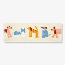Adorable Cat & Dog Pattern Bedside Rug Pet Mat