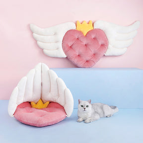 Verwandelbares Hunde- und Katzenbett „Angel Wings“.