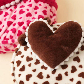 Barbie Pink Heart Plush Dog Pillow Bed