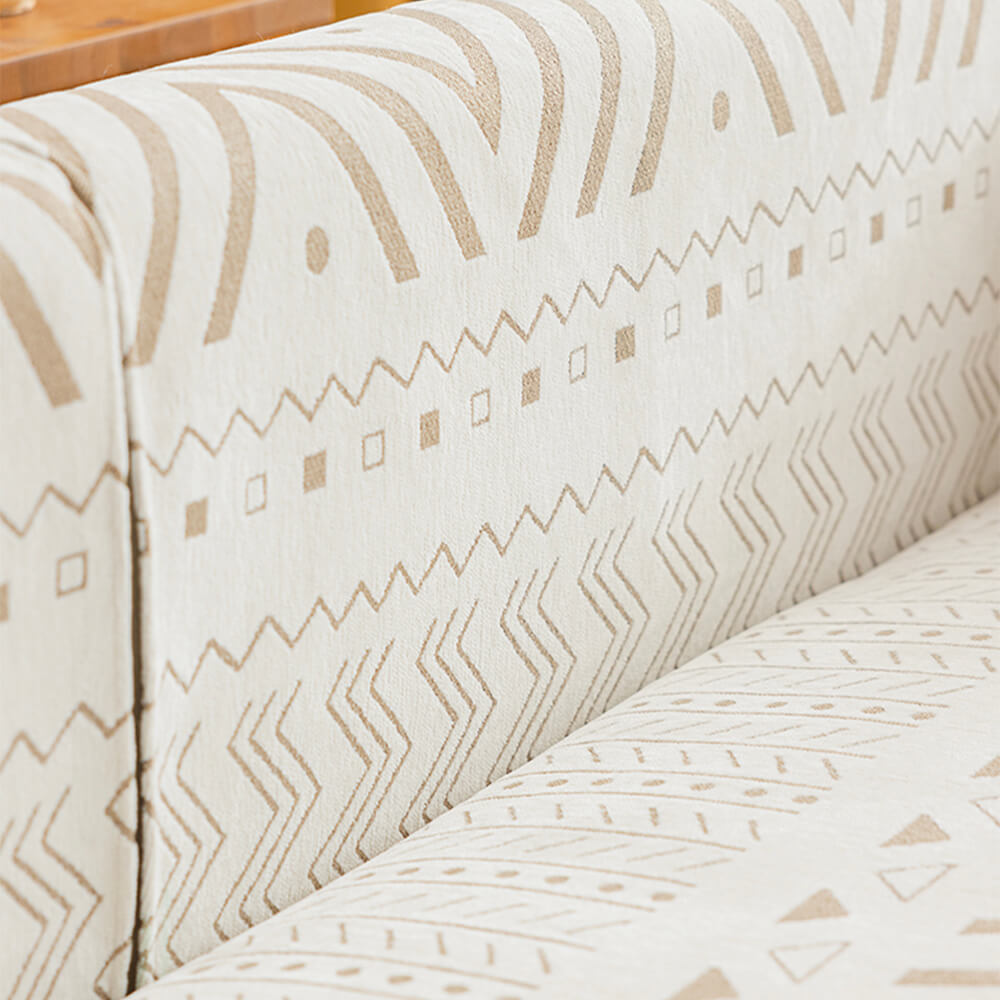 Capa de sofá secional decorativa em tecido chenille respirável e resistente ao desgaste