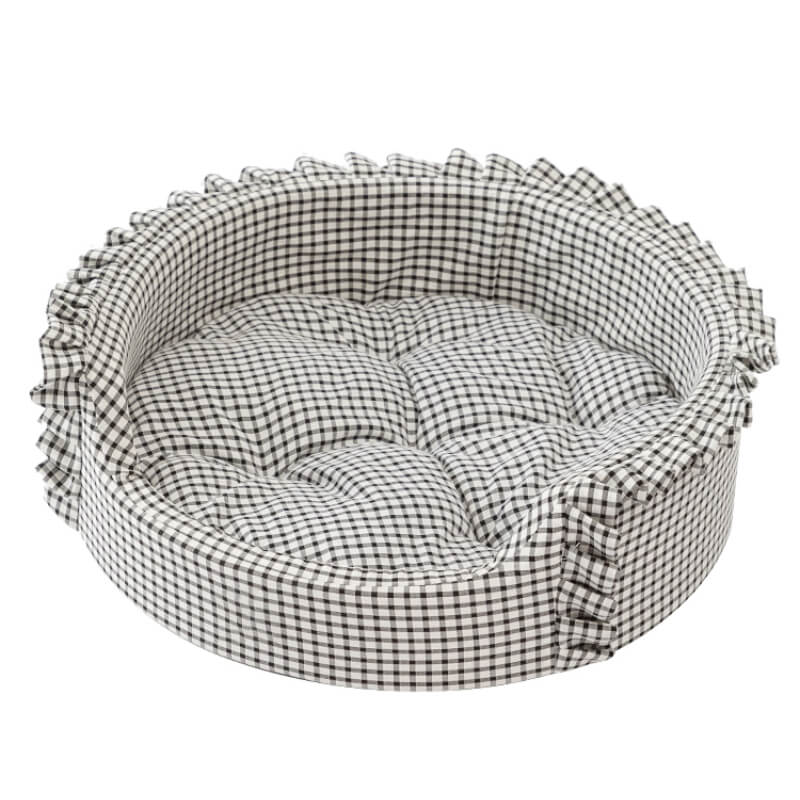 Classic Checkered Orthopedic Support Dog Bed
