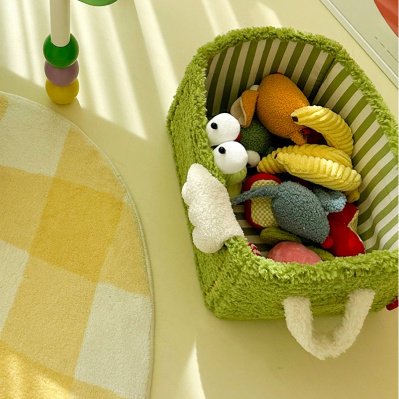 Colorful Little Monster Striped Foldable Storage Basket