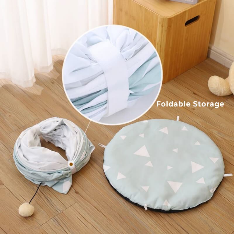 Cool Breathable Foldable Cat Tunnel Bed
