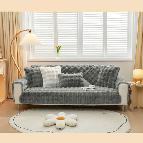 Cozy Hug Quilted Sofa Cover NCU0PT9670