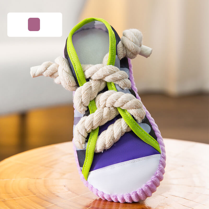 Cotton Rope Slipper Toy Dog Teething Toy