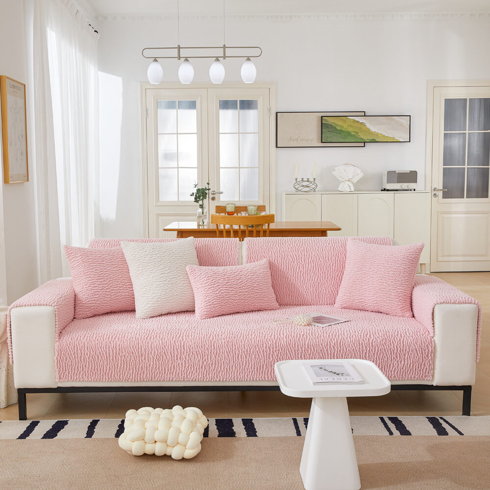 Pink 2025 couch throw