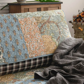 European Floral Cotton Couch Cover Sofa Protective Non-slip Cover