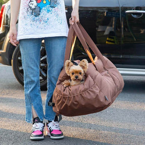 Fashion Waterproof Pet Carrier Bag Safety Dog Car Seat Bed