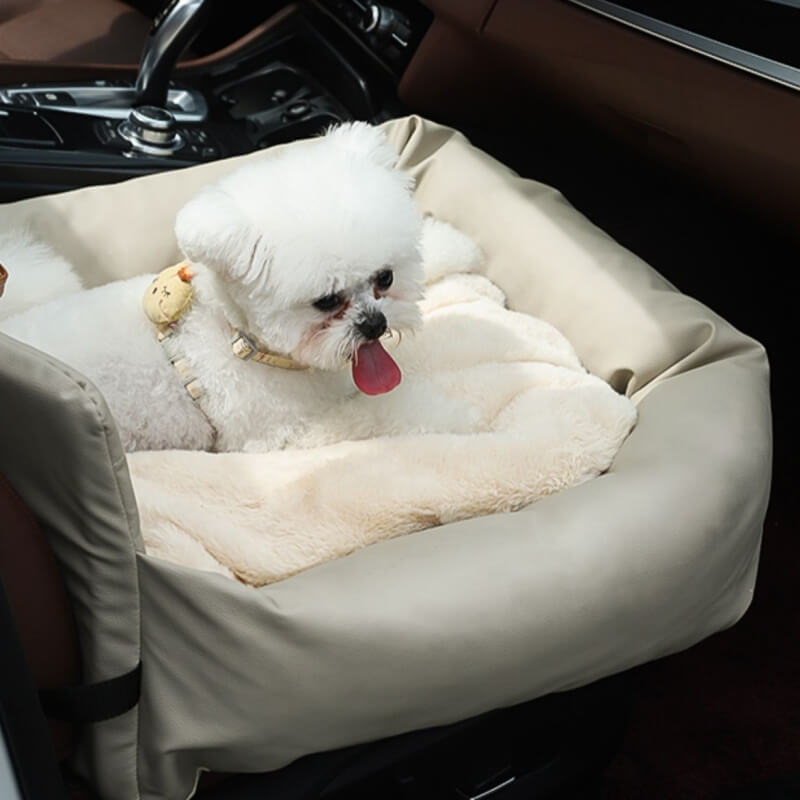 Wasserdichtes Fahrsicherheits-Autositzbett für Hunde aus Kunstleder