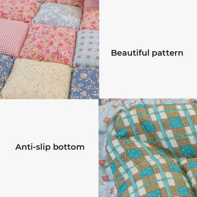 Floral Handmade Pure Cotton Protective Couch Cover