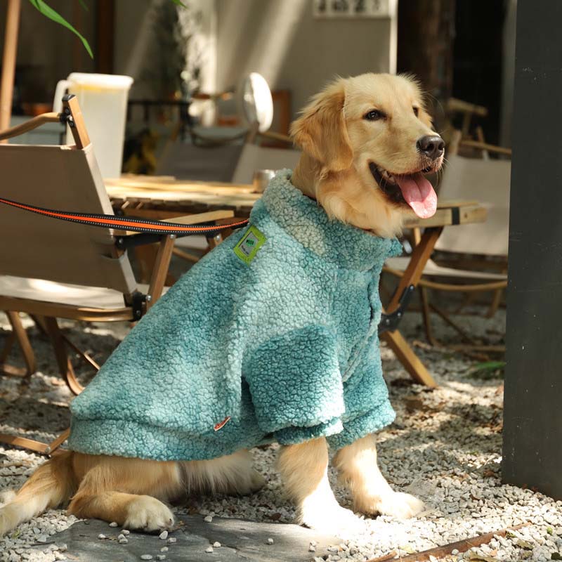 Manteaux Veste pour chien tie-dye en fourrure