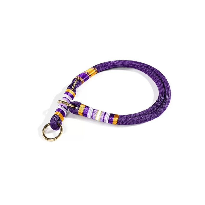 Hand-knitted Braided Rope No Pull Dog Training Collar