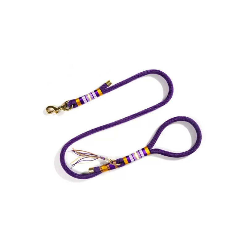 Hand-knitted Braided Rope Dog Training Leash