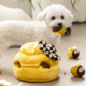 Interaktives Waben-Schnüffelspielzeug für Hunde