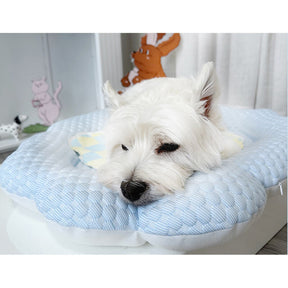 Ice Cream Cloud Cool Feeling Cat Bed with Ice Mat