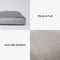 Gran gris transpirable para mascota que duerme para dormir la cama de amortiguación de perros extraíbles