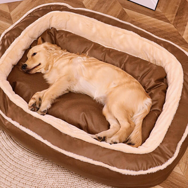 Großes warmes Tiefschlafbett Orthopädisches Hundebett