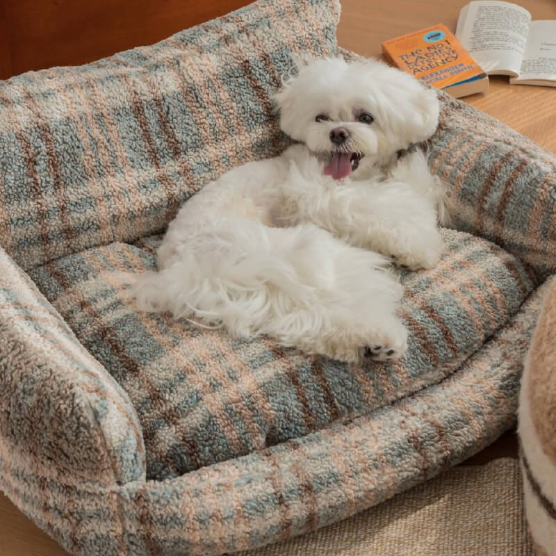 Lazy Holiday Plush Cozy Dog & Cat Sofa Bed