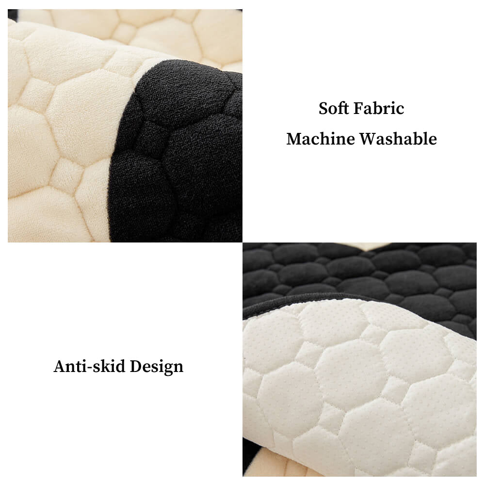 Capa de sofá de veludo de leite para móveis com proteção antiderrapante