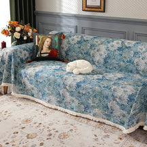 Monet Garden Yarn Dyed Sofa Protective Couch Cover