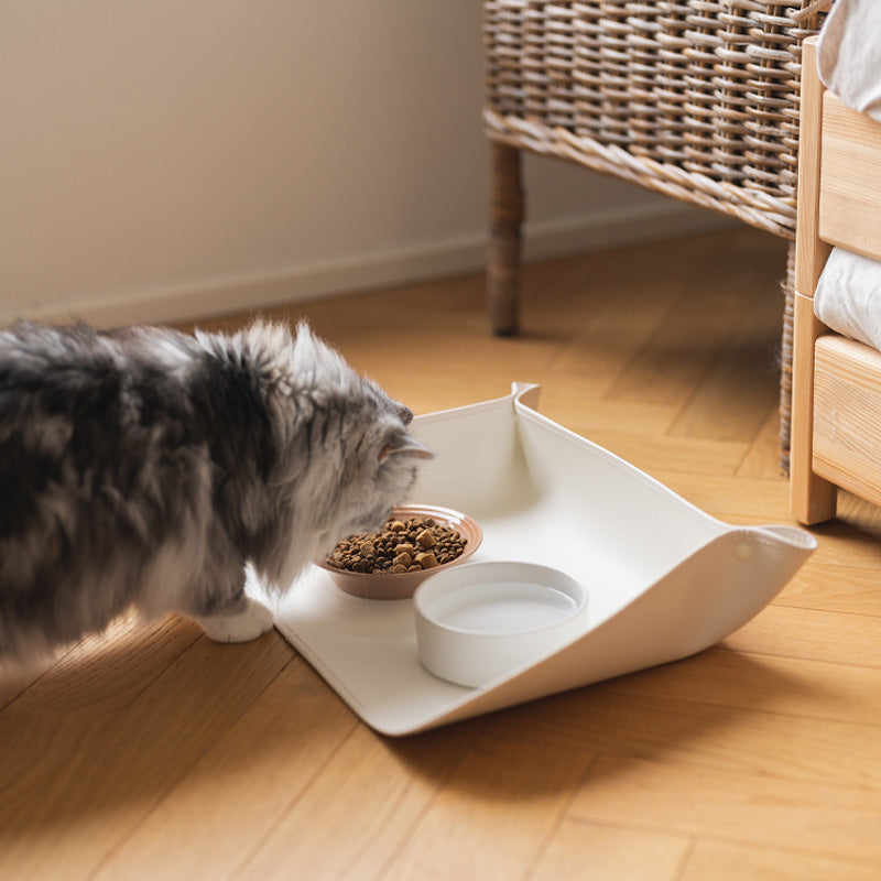 Auslaufsichere Tischsets für Haustiere, wasser- und fettdichte Napfunterlage
