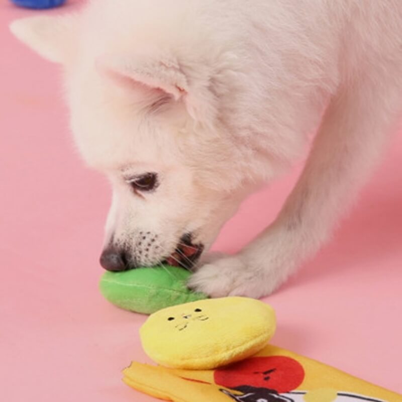 Plüsch-Süßigkeitenspielzeug, tibetisches Futterspielzeug, Hundespielzeug