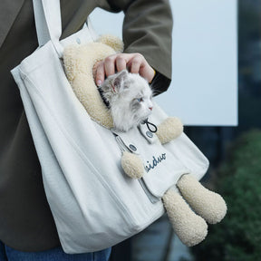 Tragbare, atmungsaktive Reisetasche für Haustiere