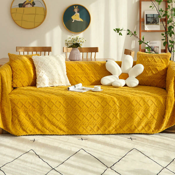 Fluffy Friends Quilted Sofa Cover NCU0PTT2146