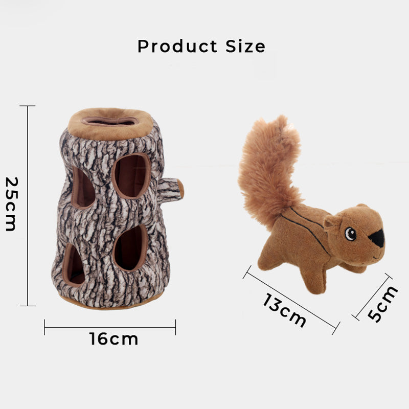 Eichhörnchen-Anreicherungsspielzeug für Hunde und Katzen 