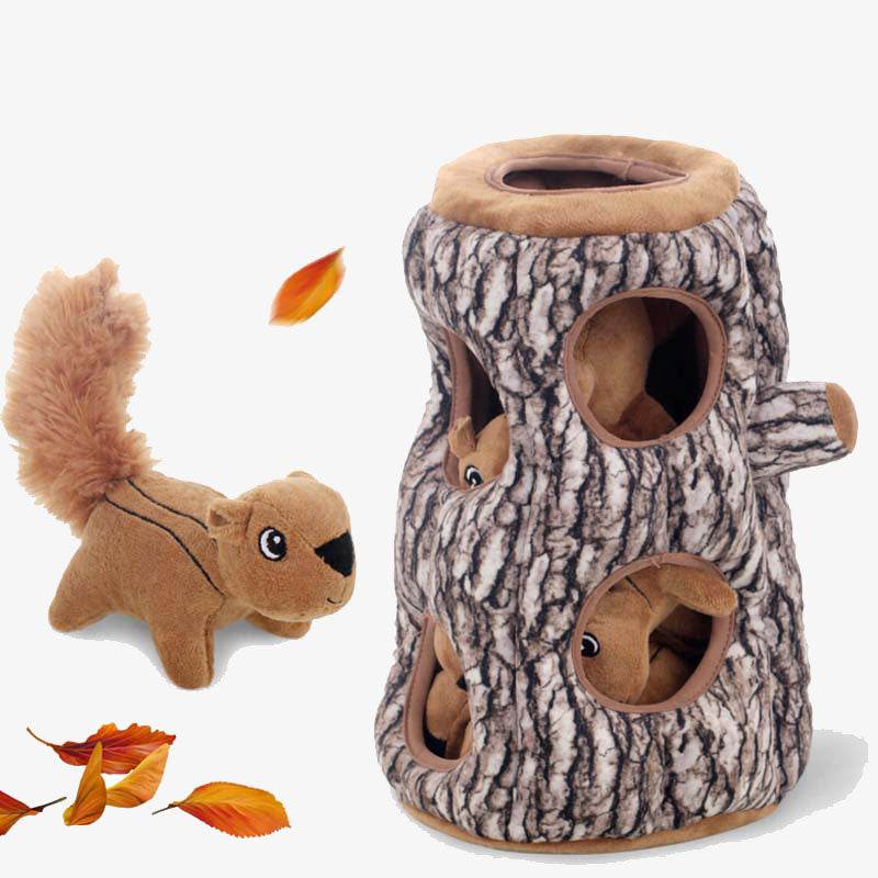 Eichhörnchen-Anreicherungsspielzeug für Hunde und Katzen 