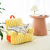 Striped Furry Pet Sofa Cat Soft Bed