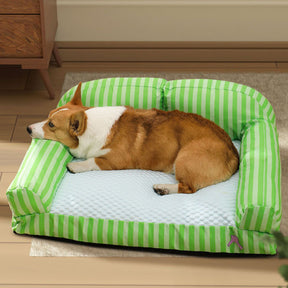 Streifen-Kühlbett für Haustiere, Hundeschlafsofa
