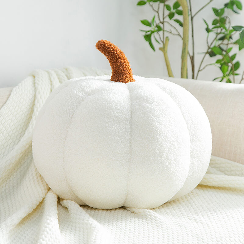 Teddy stuffed pumpkin pillow instagram cute round shaped profiled on sale