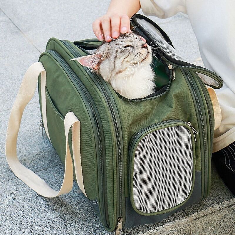 Multifunktionale, erweiterbare Reise-Katzentragetasche