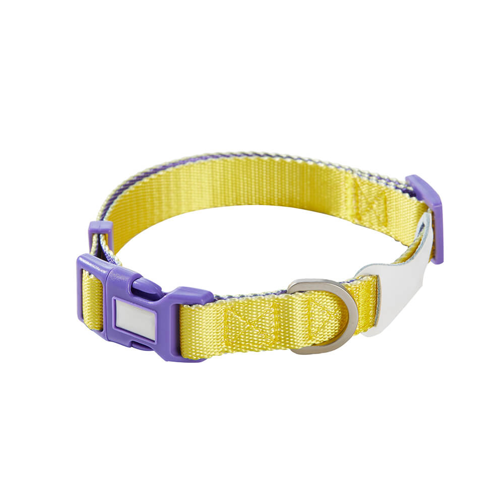 Trendy Color-Block Adjustable Ergonomic Dog Harness And Leash