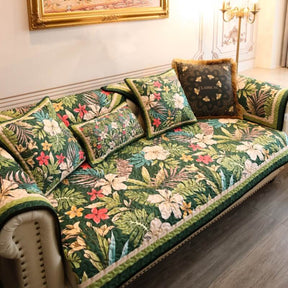 Tropical Rainforest Sofa Anti-Scratch Protective Mat Couch Cover