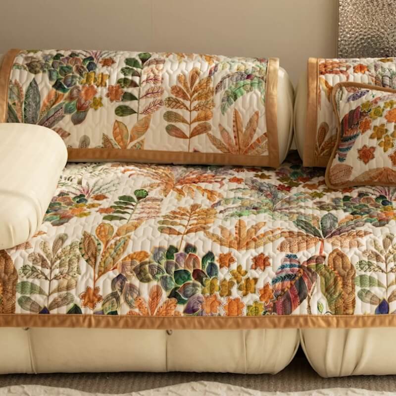 Tropical Rainforest Sofa Anti-Scratch Protective Mat Couch Cover