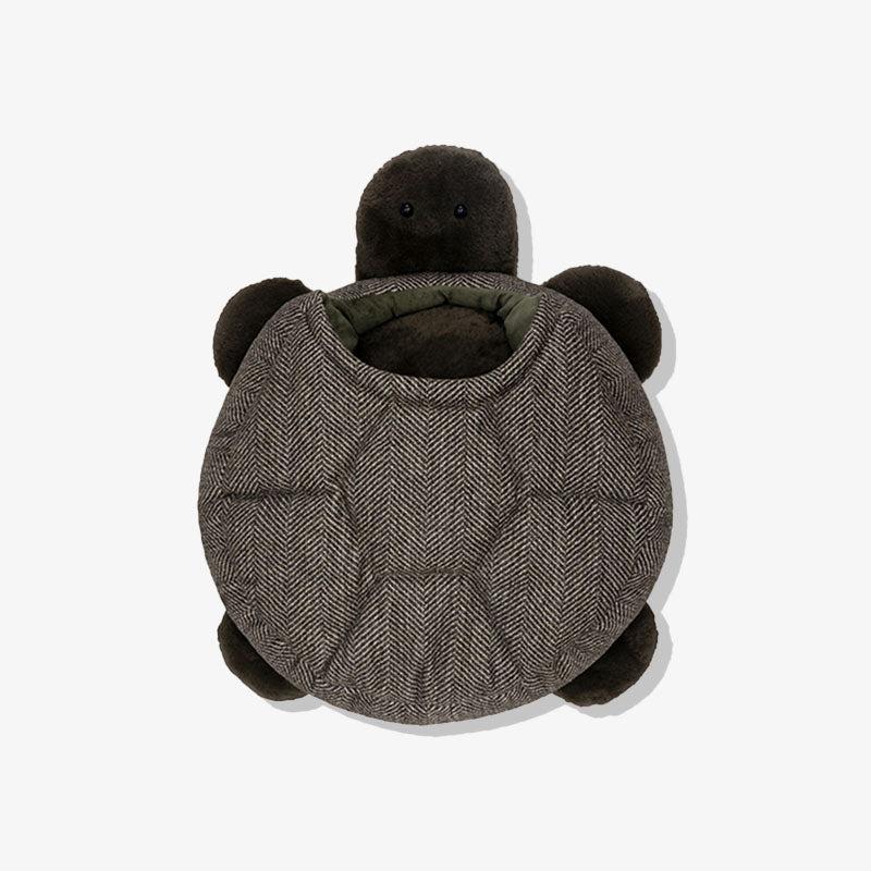 Turtle Wrapped-around Cat Sleeping Bag Bed