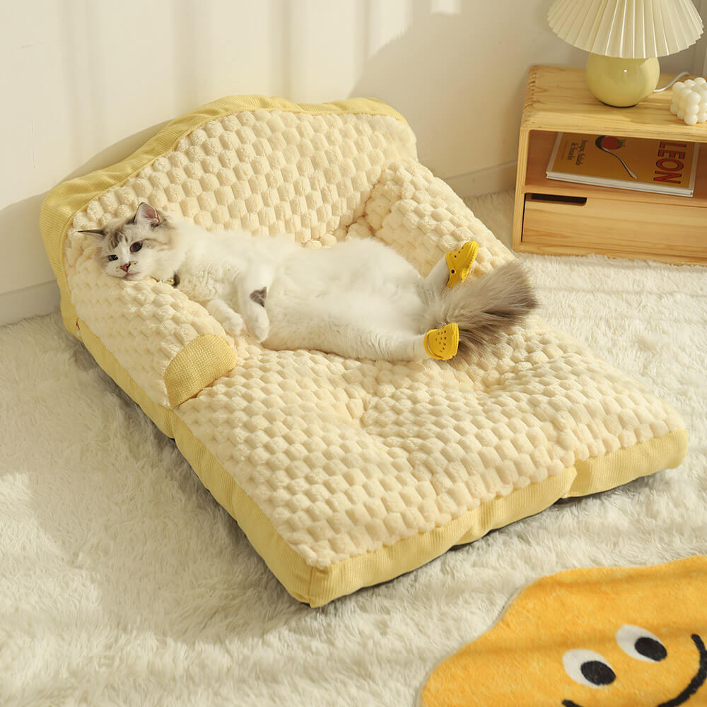 Ultra Cozy Pet Chaise Sofa Plush Dog & Cat Sofa Bed